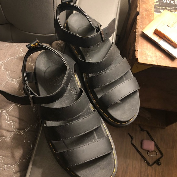 Doc marten sandals size 10 women. Lightly used. Don’t fit my feet right. - Picture 1 of 2